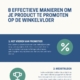 8 effectieve manieren om je product te promoten op de winkelvloer